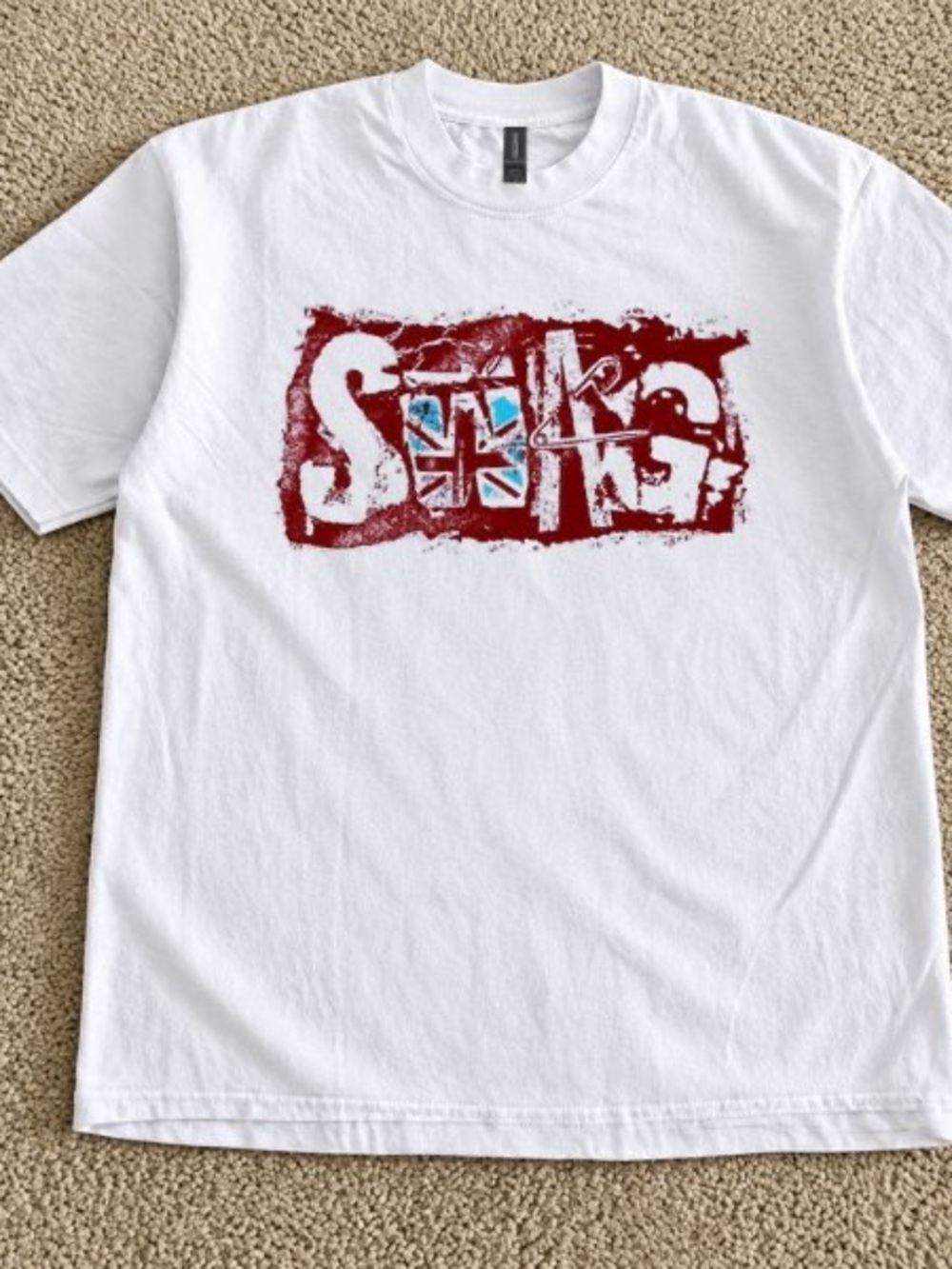 White SWAG t shirt